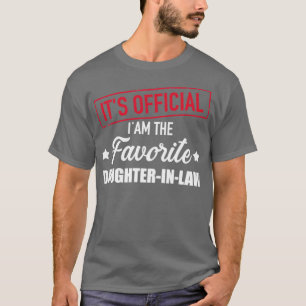 T-shirt Best daughterinlaw from motherinlaw or fatherinlaw