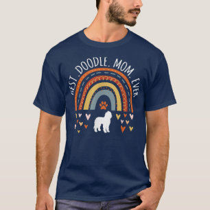 T-shirt Best Doodle Mom Ever Rainbow Cadfts Pour Goldendoo