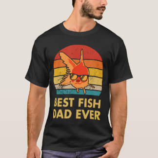 T-shirt Best Fish Dad Ever Goldfish for Fish Keepers frien