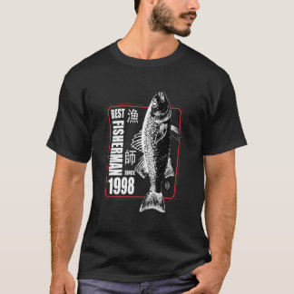 T-shirt Best Fisher Since 1998 Fishing 25Th 25