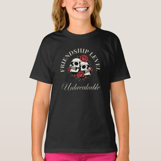 T-shirt Best Friend, Friendship Level: Unbreakable, friend (Devant)