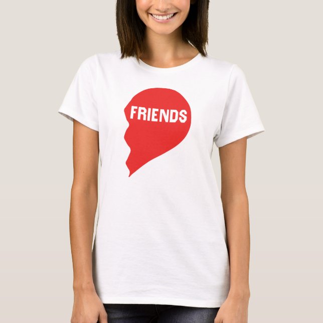 T-shirt Best Friends Heart 2/2 (Devant)
