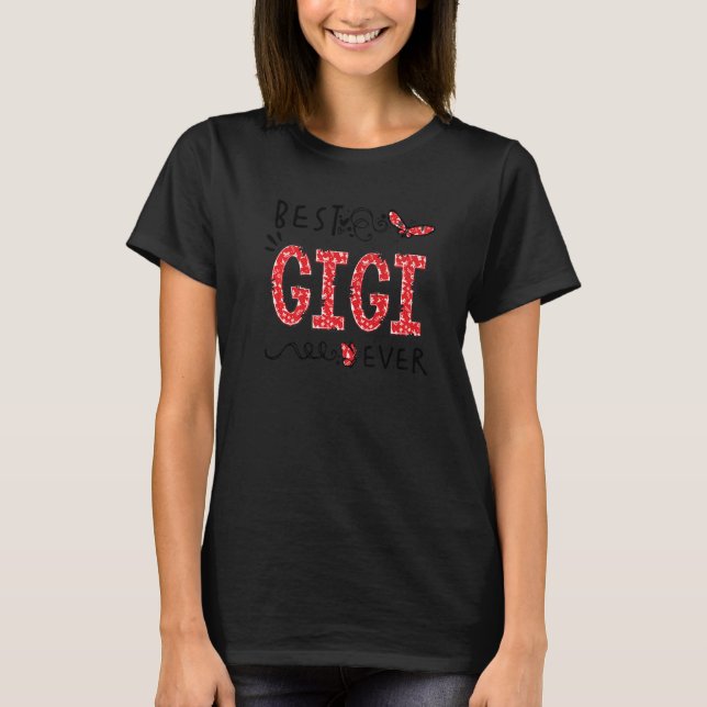T-shirt Best Gigi Ever Butterfly Best Grandma Ever Christm (Devant)