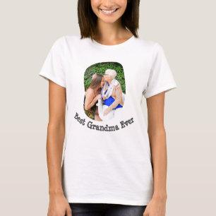 T-shirt Best Grandma Ever téléchargez votre photo de famil
