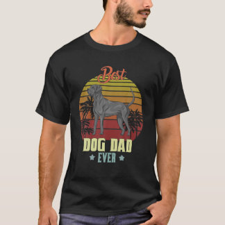 T-shirt Best Great Dane Papa Ever Daddy Cadeaux Amoureux d