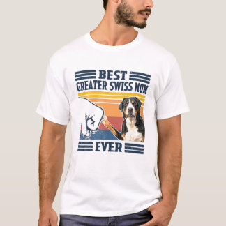T-shirt Best Greater Swiss Mountain Dog Maman Ever Funny D