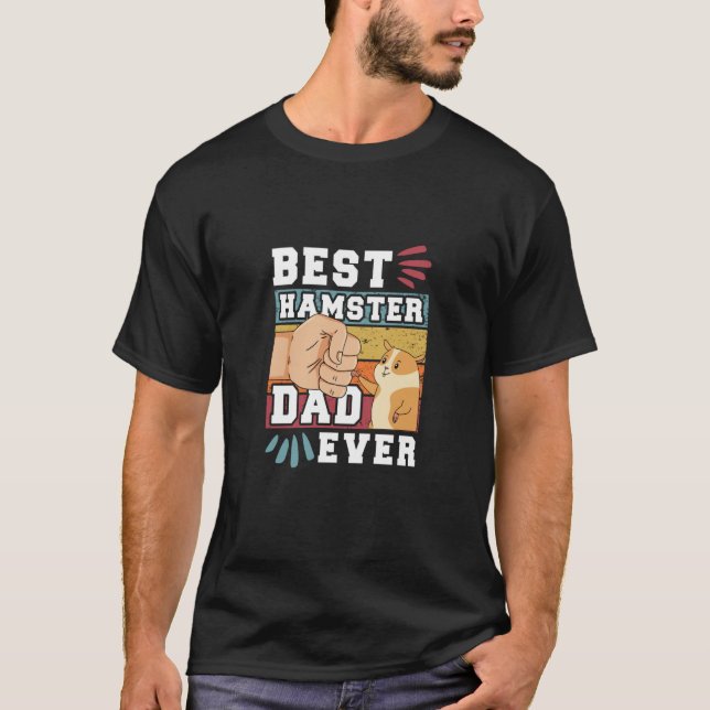 T-shirt Best Hamster Dad  1 (Devant)