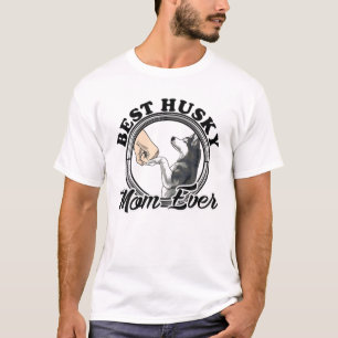 T-shirt "Best Husky Mama Ever" Husky Lovers Design Husky M