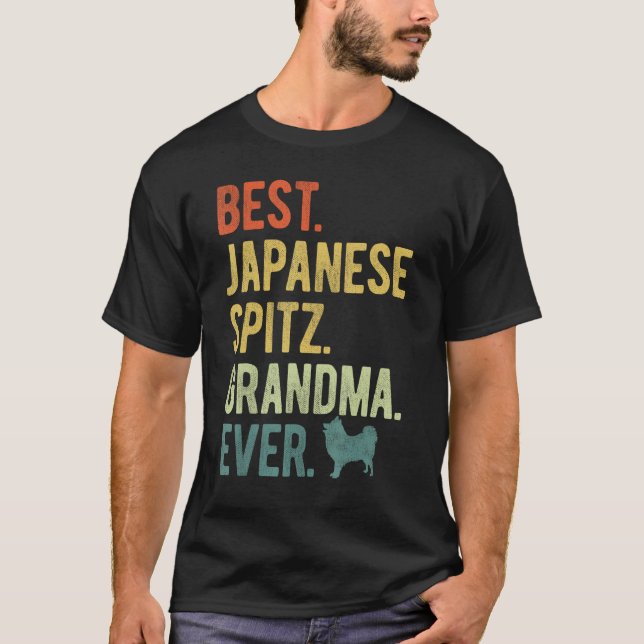 T-shirt Best Japanese Spitz Grandma Ever Dog  Mother s Day (Devant)