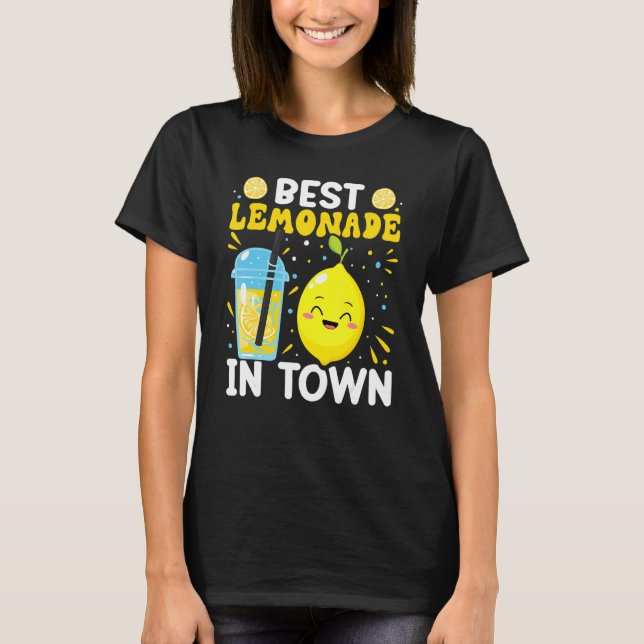T-shirt Best Lemonade In Town  For Lemonade Stand (Devant)