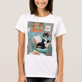 T-shirt Best Life Cat
