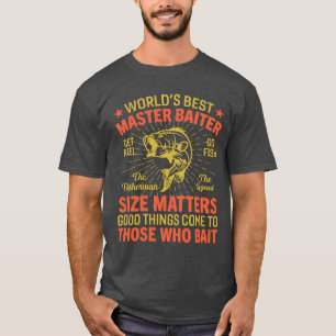 T-shirt Best Master Baiter Funny Pêcheur amant Humour