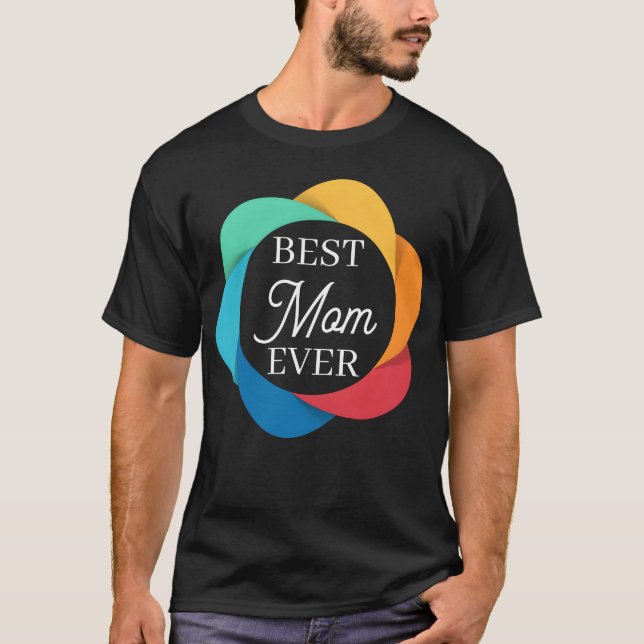 T-shirt Best Mom Ever boy (Devant)