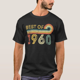 T-shirt Best Of 1960 - 61E Anniversaire Vintage Retro