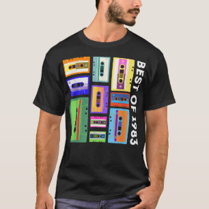 T-shirt Best Of 1983 Cassette Tape Shirt 80s 90s Retro Mix