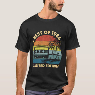 T-shirt Best Of 1986 37Th 37