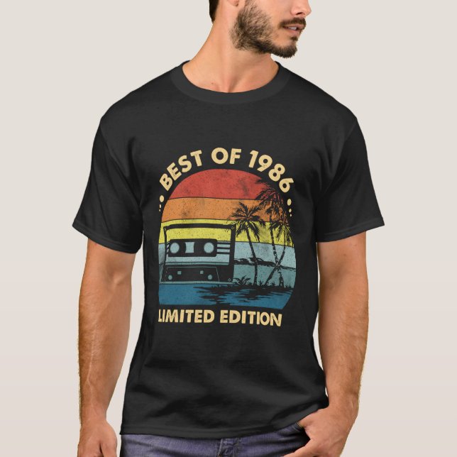 T-shirt Best Of 1986 37Th 37 (Devant)