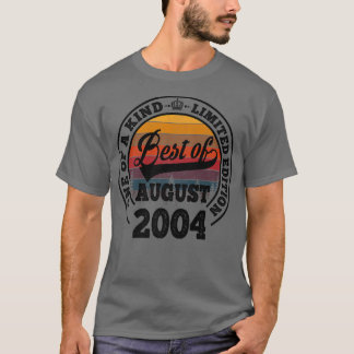 T-shirt Best Of August 2004 18th Birthday Don Pour 18 Year
