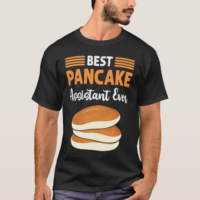 T-shirt Best Pancake Assistant Ever Flapjack Pancake Maker (Devant)