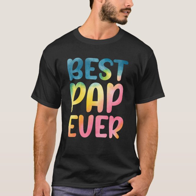 T-shirt Best Pap Ever Father's Day Pap (Devant)