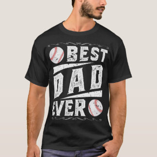 T-shirt Best Papa Baseball