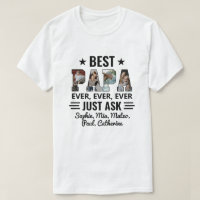 Best Papa Ever Just Ask Grandkids Photo Collage