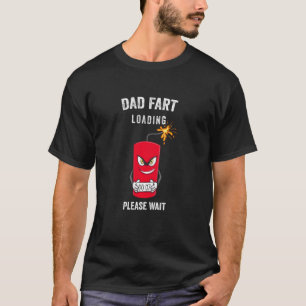 T-shirt Best Papa Fart Chargement Fête des pères Père Fart