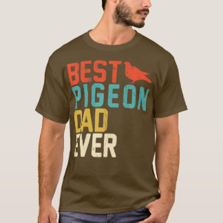 T-shirt Best PIGEON Papa Jamais Chemise Rétro Vintage