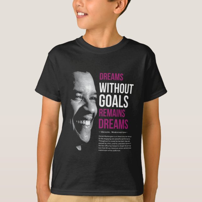 T-shirt Best Quote With Denzel Washington (Devant)
