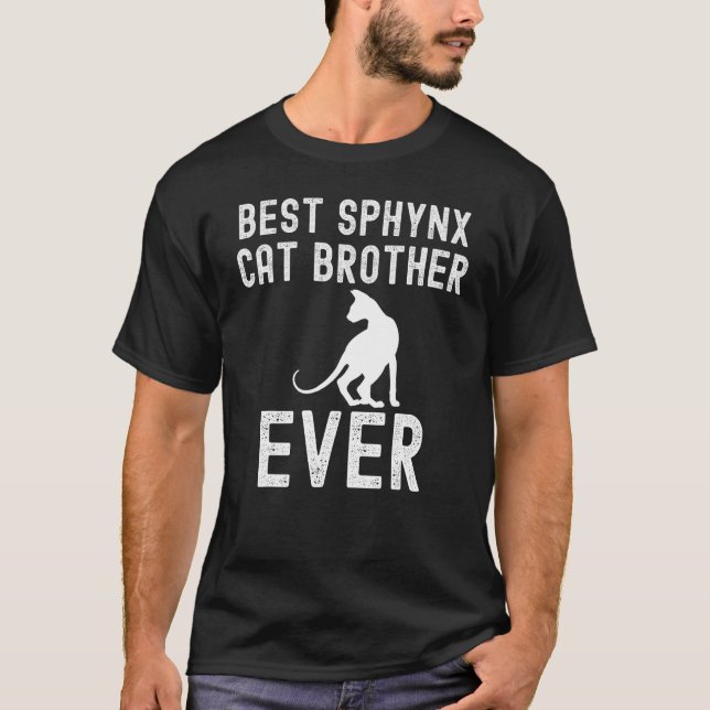 T-shirt Best Sphynx cat brother Ever Father Day (Devant)