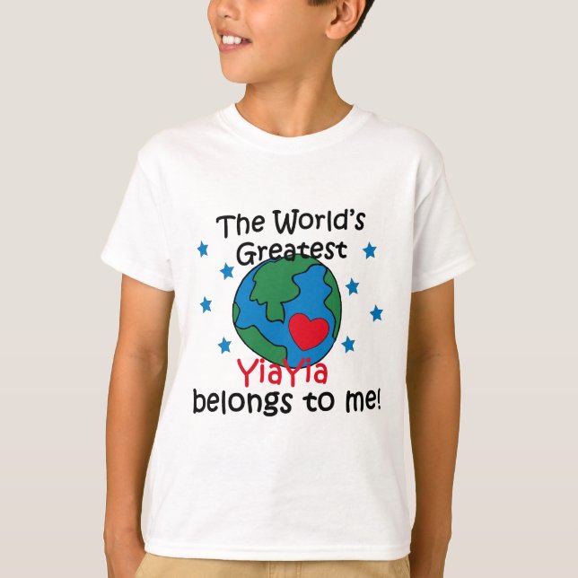 T-shirt Best YiaYia Appartient à moi (Devant)
