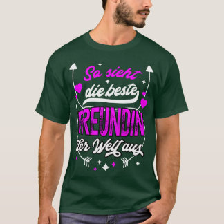 T-shirt Beste Freundin Der Welt Freundschaft