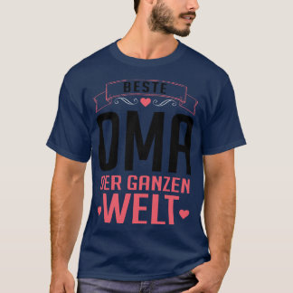T-shirt Beste oma der welt
