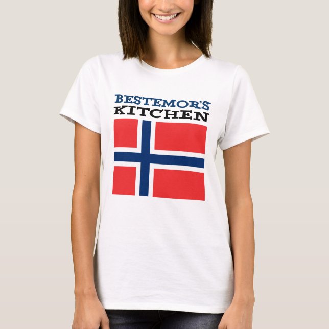 T-shirt Bestemor's Kitchen Norvégienne grand-mère (Devant)