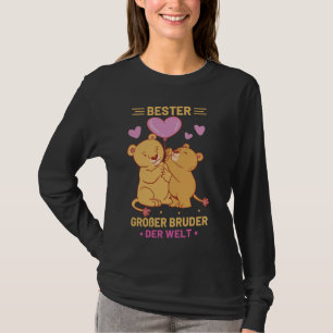 T-shirt Bester Großer Bruder Der Welt Frère Soeur Lione