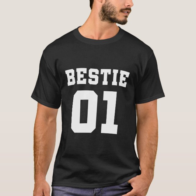 T-shirt Bestie à fleurs 01 (Devant)