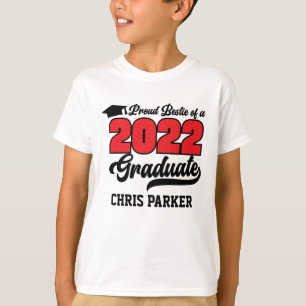 T-shirt Bestie de fierté personnalisée d'un diplômé de 202