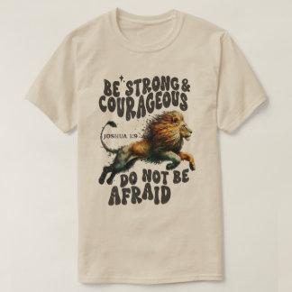 T-shirt Bestseller #1 Soyez fort Joshua 1:9 vers de la bib