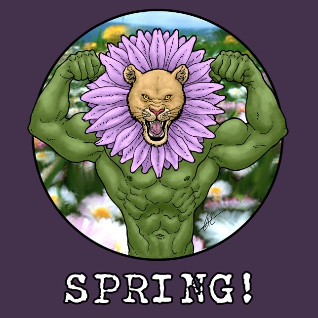T-shirt Bête de printemps (Créateur téléchargé)