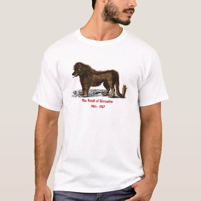 T-shirt Bête éducative de chemise de Gévaudan (Devant)
