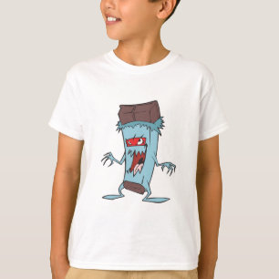 T-shirt bête super villian diabolique chocolat barre choco