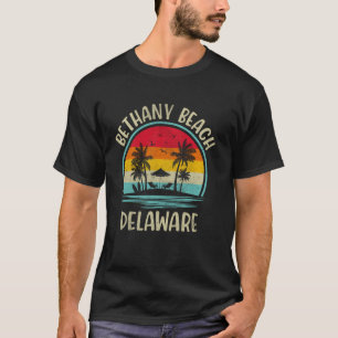 T-shirt Bethany Beach Delaware Palmier Famille Vacances d'