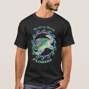 T-shirt Bethune Beach Floride Vacances Tribal Colorful Tur