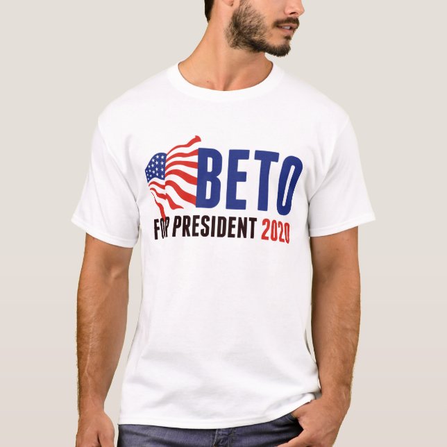 T-shirt Beto O'Rourke à la présidence 2020 (Devant)
