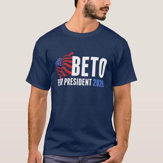 T-shirt Beto O'Rourke pour le président 2020 (Devant)