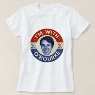 T-shirt Beto O'Rourke Président 2020 Démocrate Photo Retro