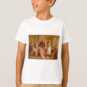 T-shirt Betsy Ross 1777 par Jean Leon Gerome Ferris
