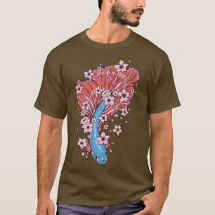 T-shirt Betta poisson avec poisson siamese combattant et S