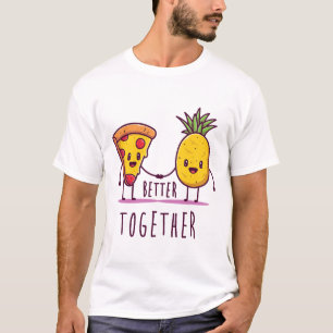 T-shirt Better Together Funny Pineapple Pizza Love is Love