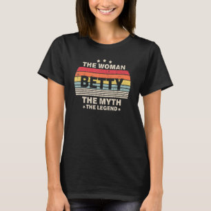 T-shirt Betty La Femme Le Mythe La Légende Dit Drôle